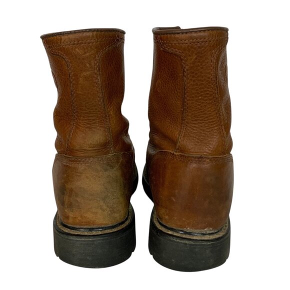 Ariat Cascade Mens Leather Work Boots US 11D Brown Steel Toe Construction - Picture 3 of 13